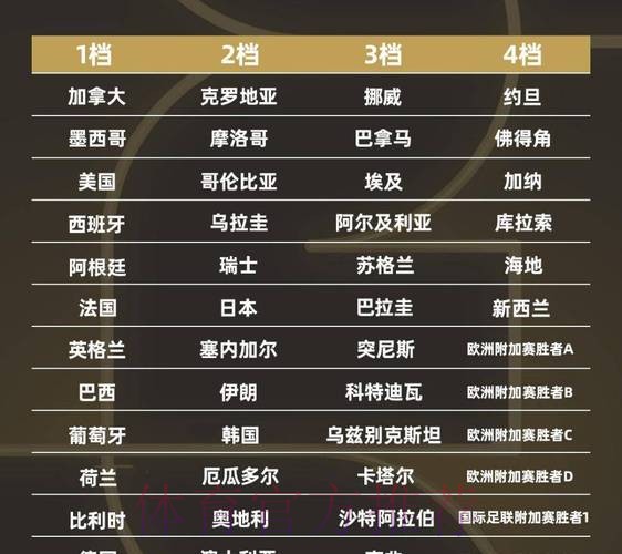 2026世界杯比分一览